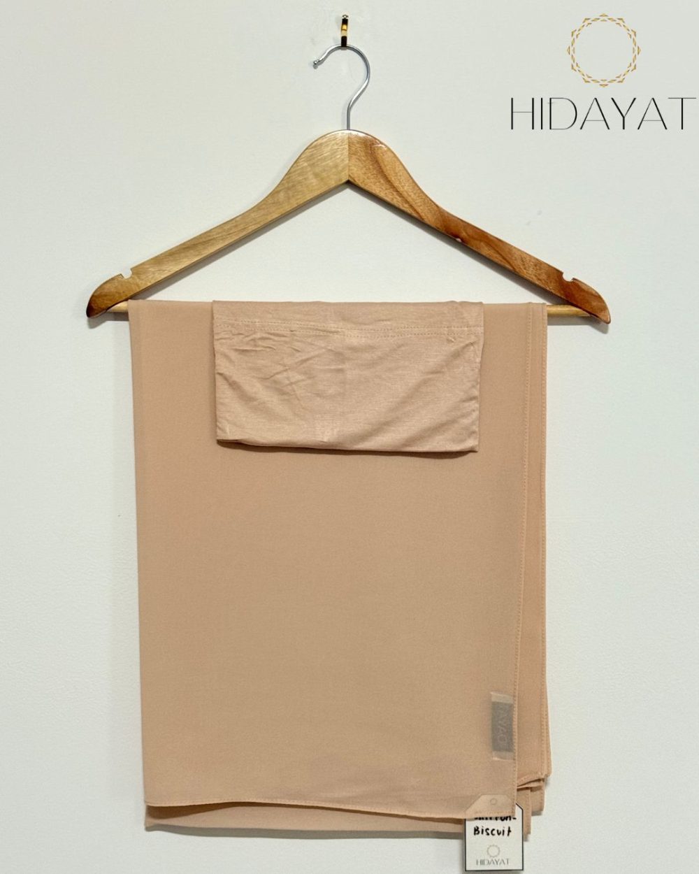 Chiffon Hijab Set – Biscuit