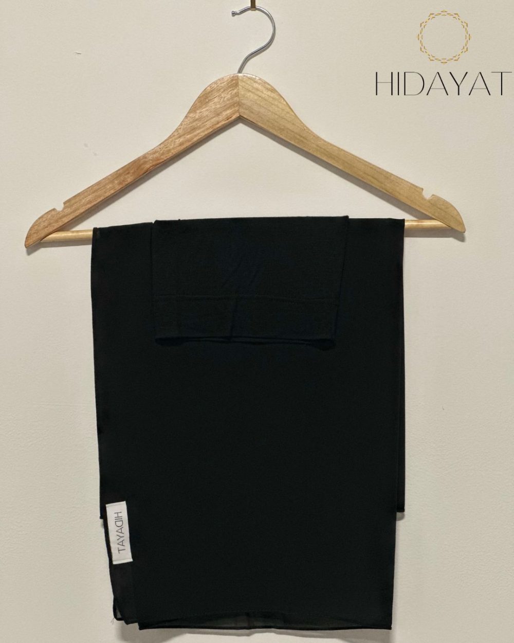 Chiffon Hijab Set – Black