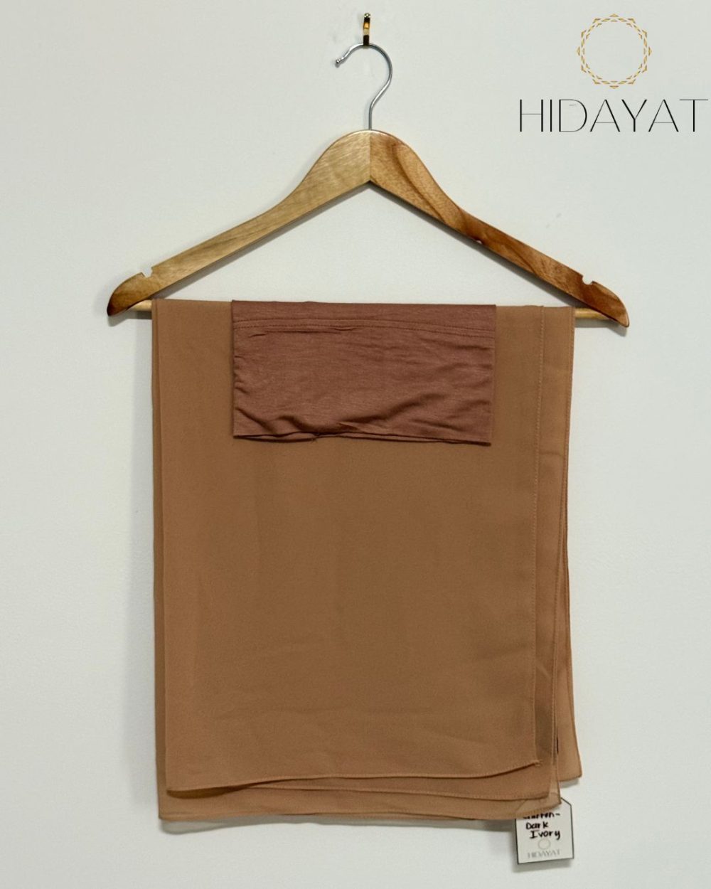 Chiffon Hijab Set – Dark Ivory