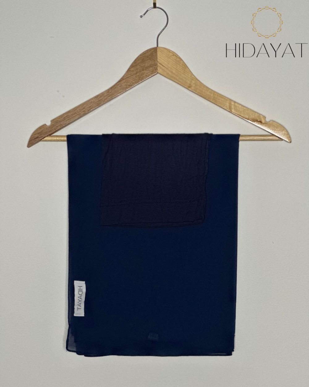 Chiffon Hijab Set – Navy Blue