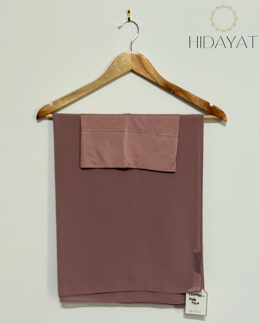 Chiffon Hijab Set – Pale Pink