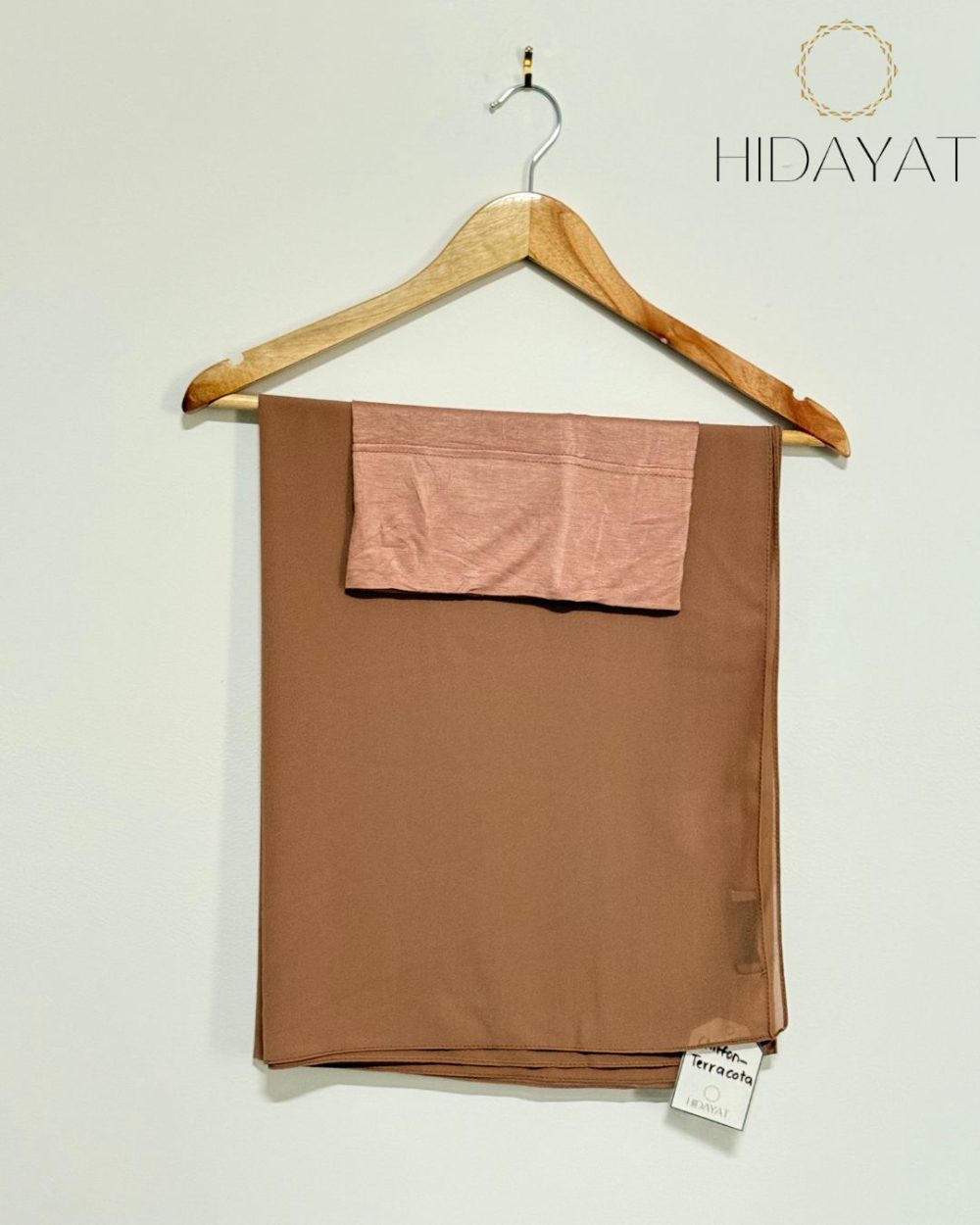 Chiffon Hijab Set – Terracota