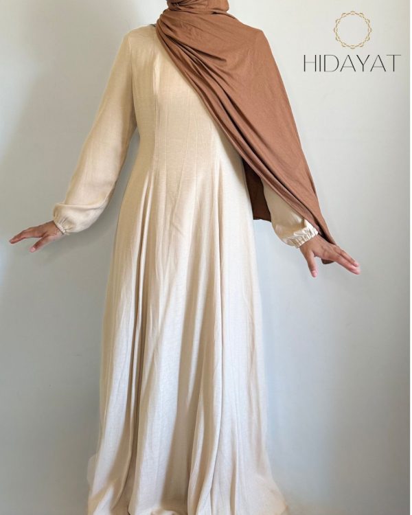 Faaiza-Khaki-Abaya