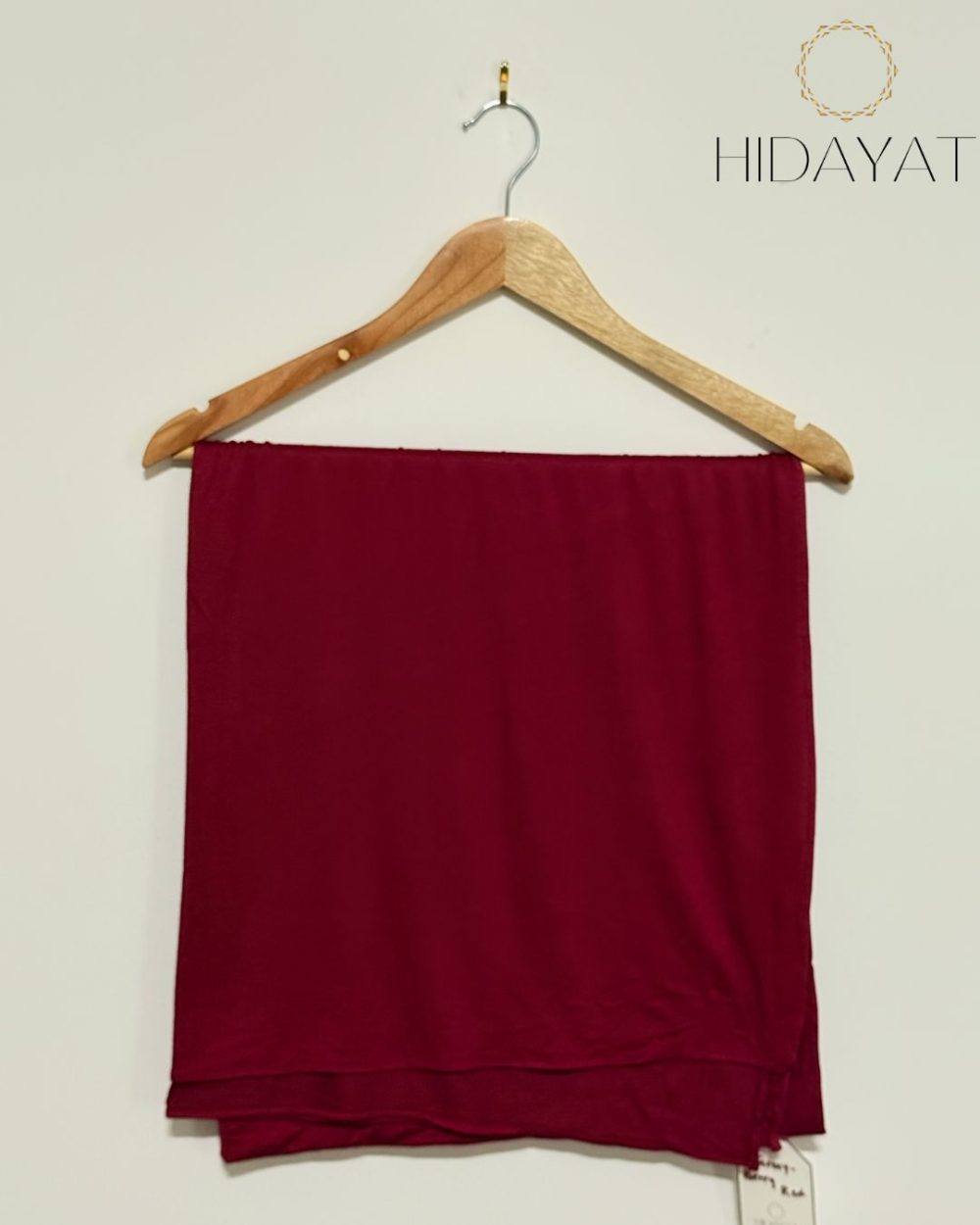 Jersey Hijab – Berry Red