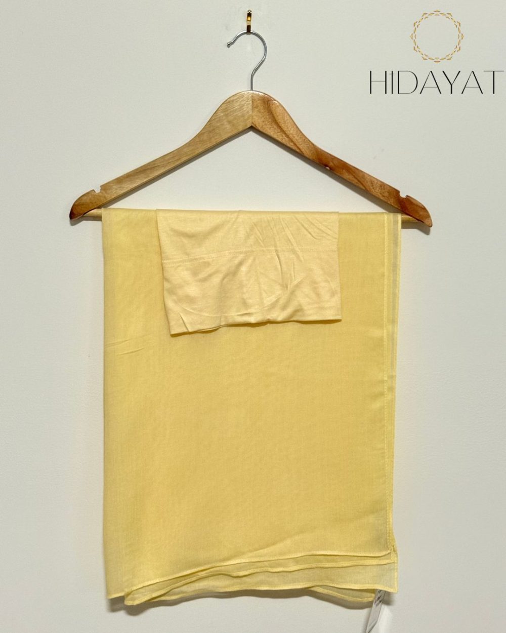 Modal Hijab Set – Butter Yellow