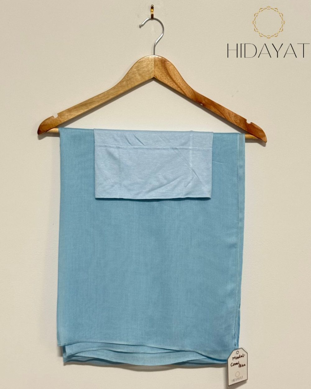 Modal Hijab Set – Coral Blue