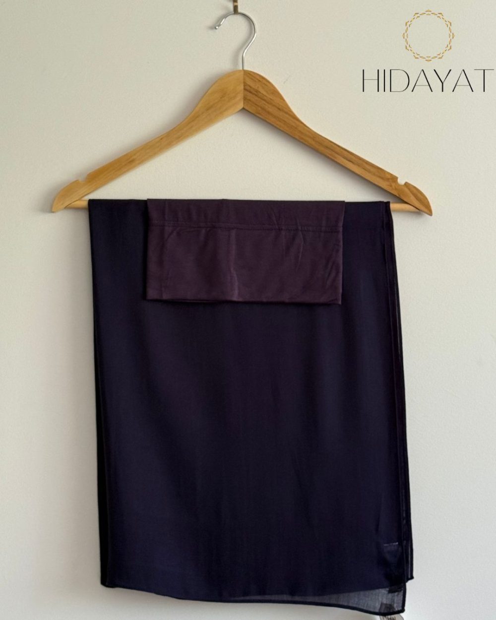 Modal Hijab Set – Navy Blue