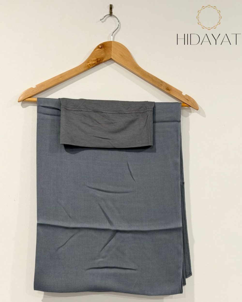 Modal Hijab Set – Slate Grey