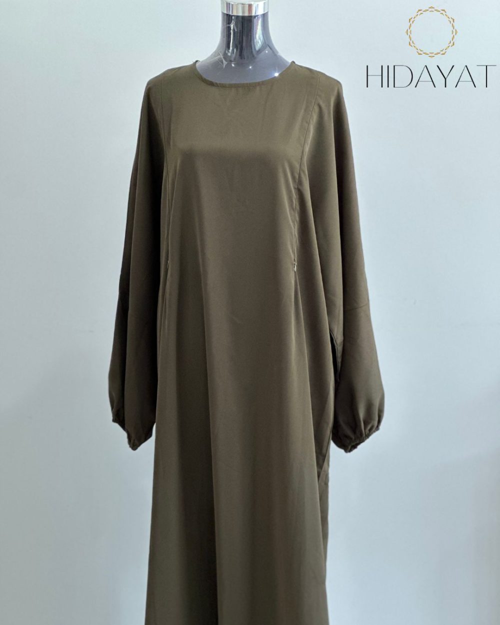 Nursing Abaya – Army Green