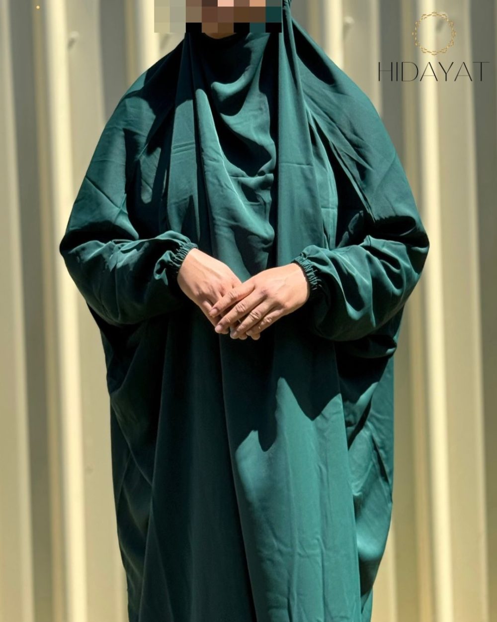 2 Piece Jilbab – Green