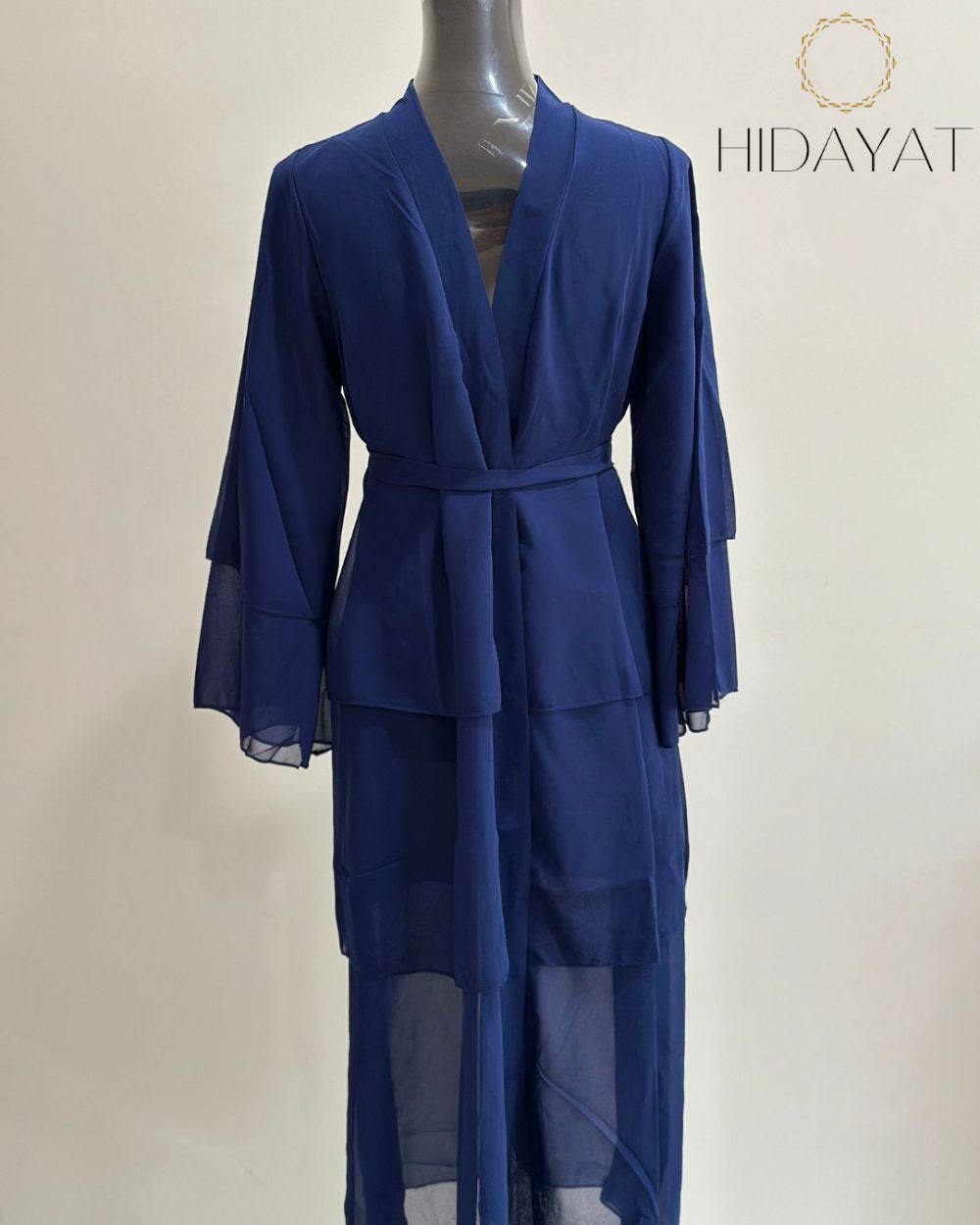 Chiffon Kids Abaya – With Hijab
