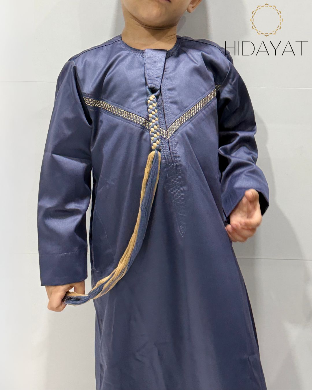 Kids Navy Thobe (3)