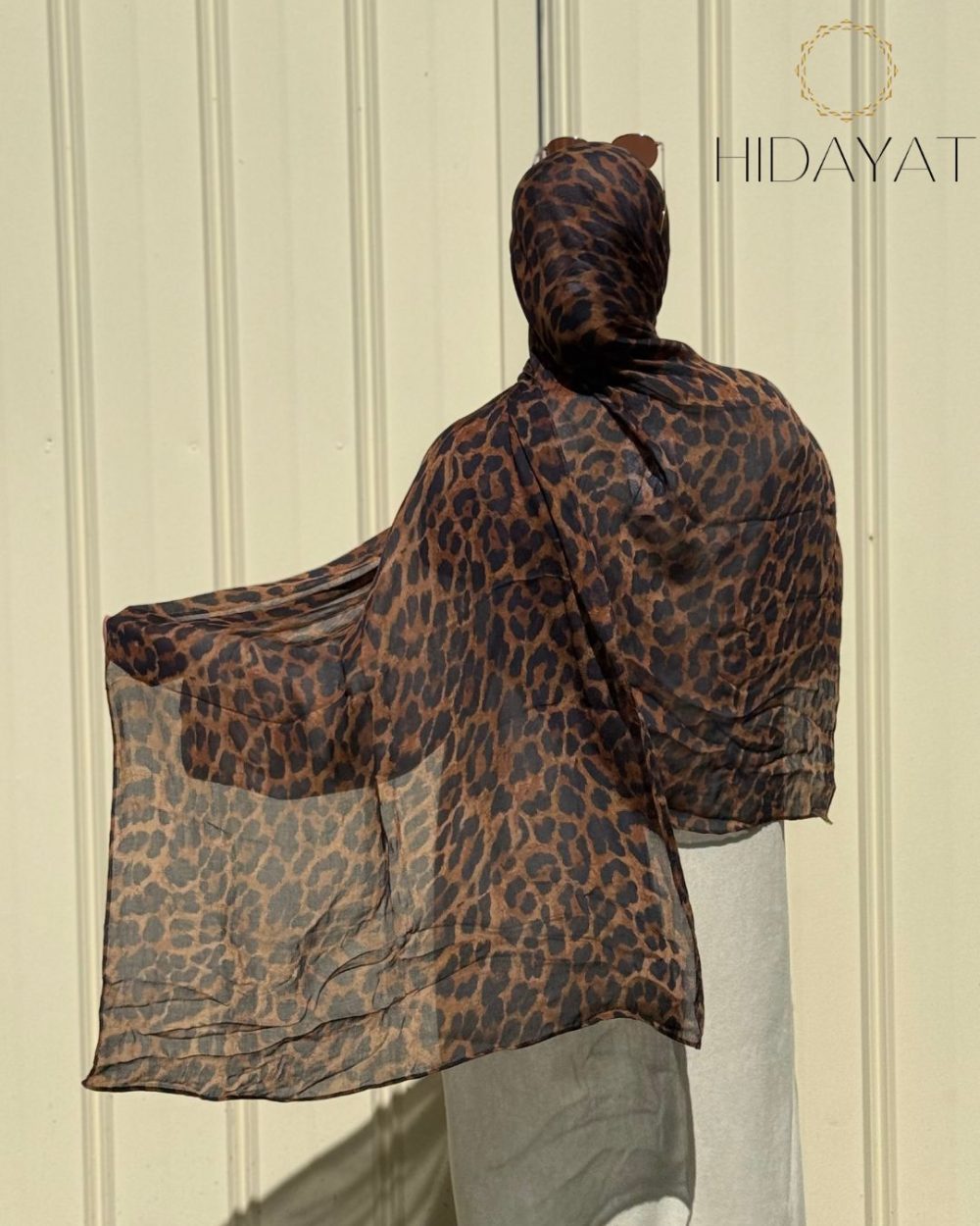 Printed Modal Hijab – Cheetah Print
