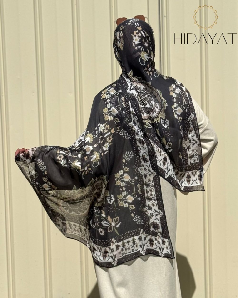 Printed Modal Hijab – Grandma Print