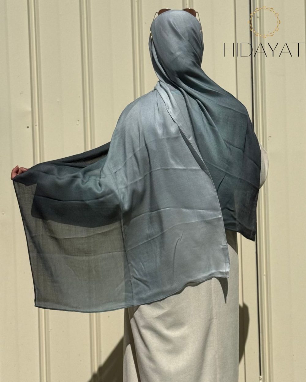 Printed Modal Hijab – Green Shade