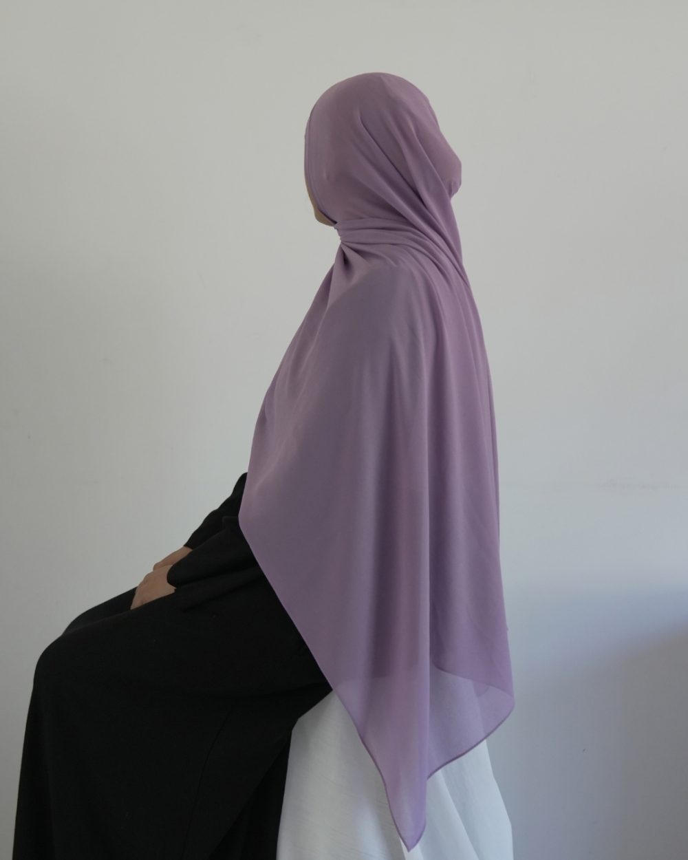 Chiffon Hijab Set – Lavender