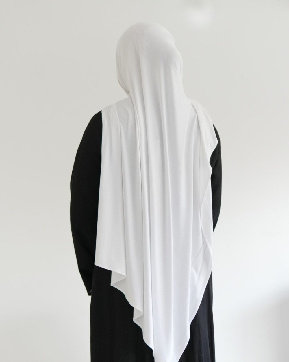 Jersey Hijab – White
