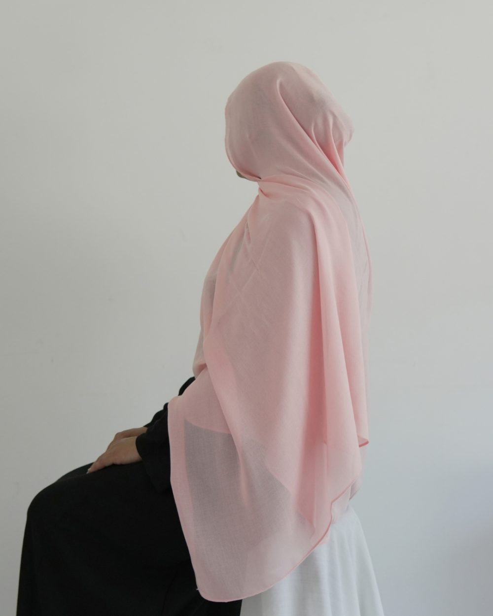 Modal Hijab Set – Blush Pink