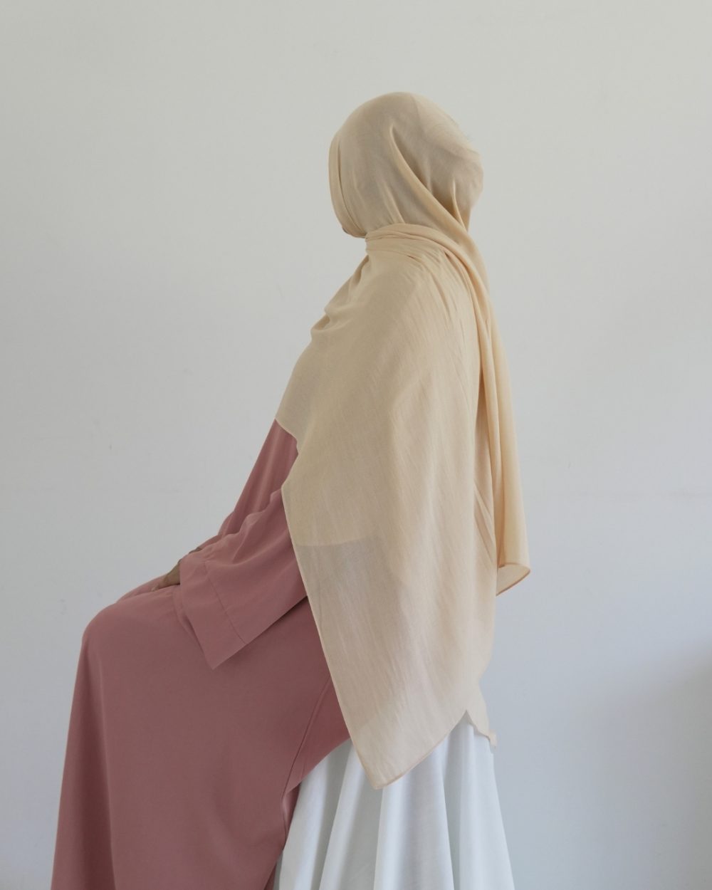 Modal Hijab Set – Pink Nude