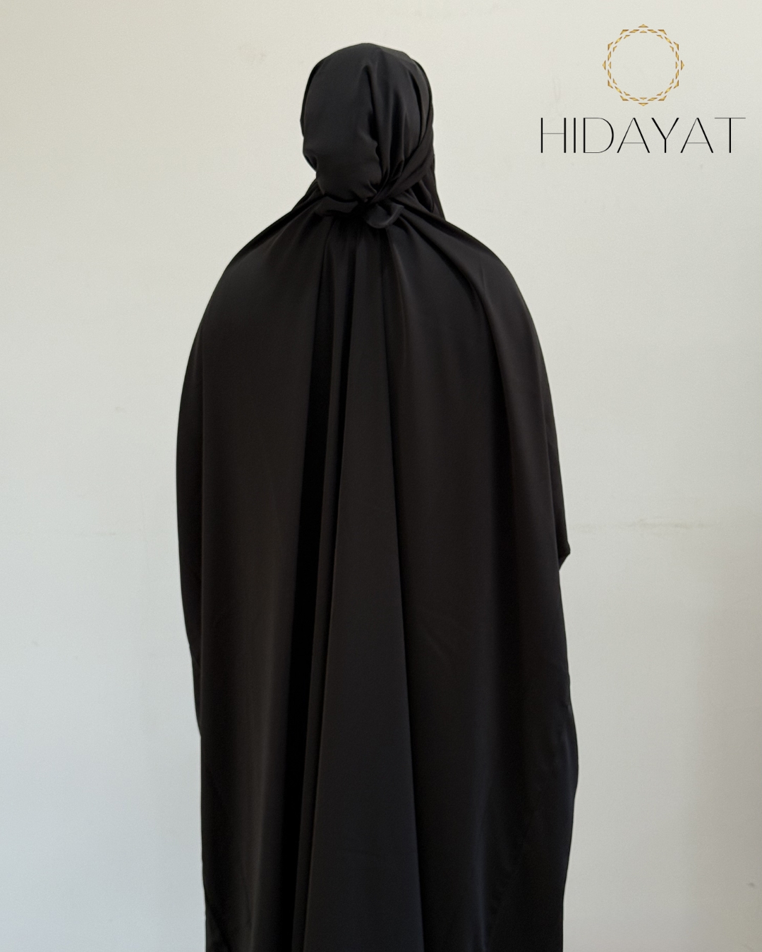 1 Piece Jilbab Black – 1