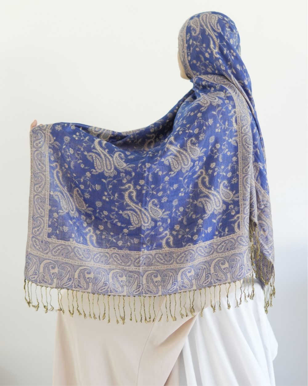 Pashmina Hijab- Blue