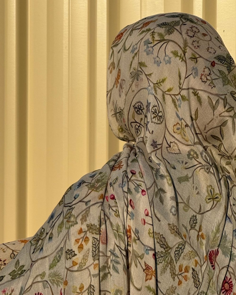 Printed Modal Hijab – Botanic Print