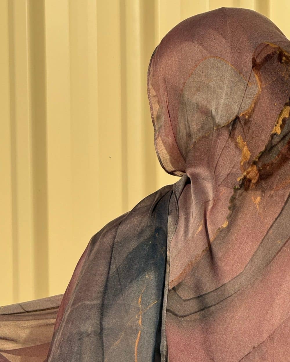 Printed Modal Hijab – Marine Print
