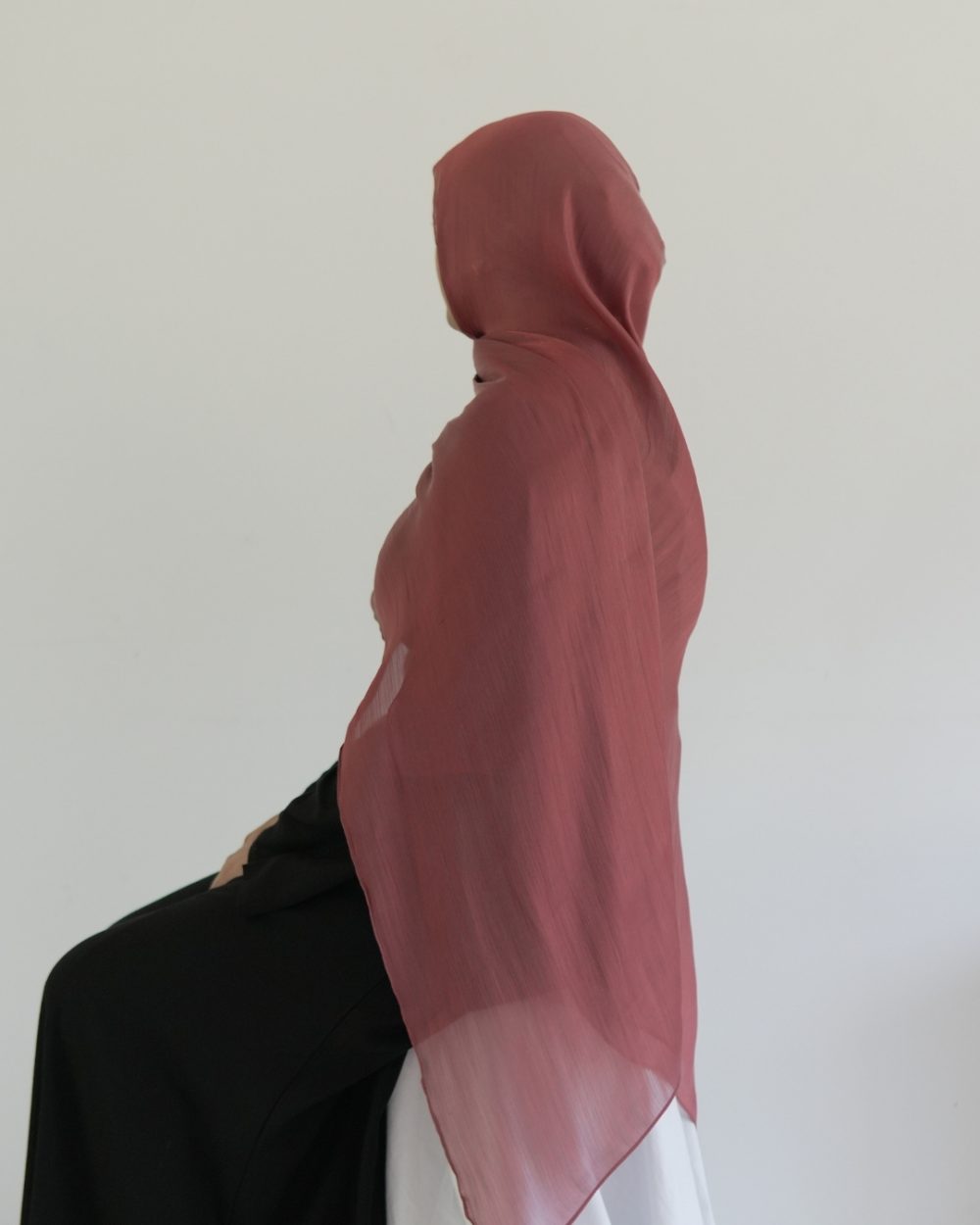 Shimmer Organza – Rose Brown