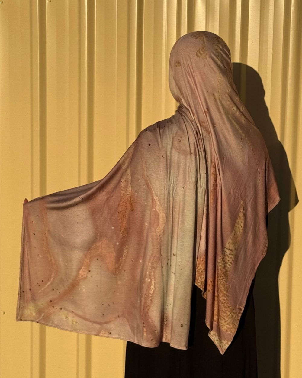 Printed Jersey Hijabs – Pink Marble