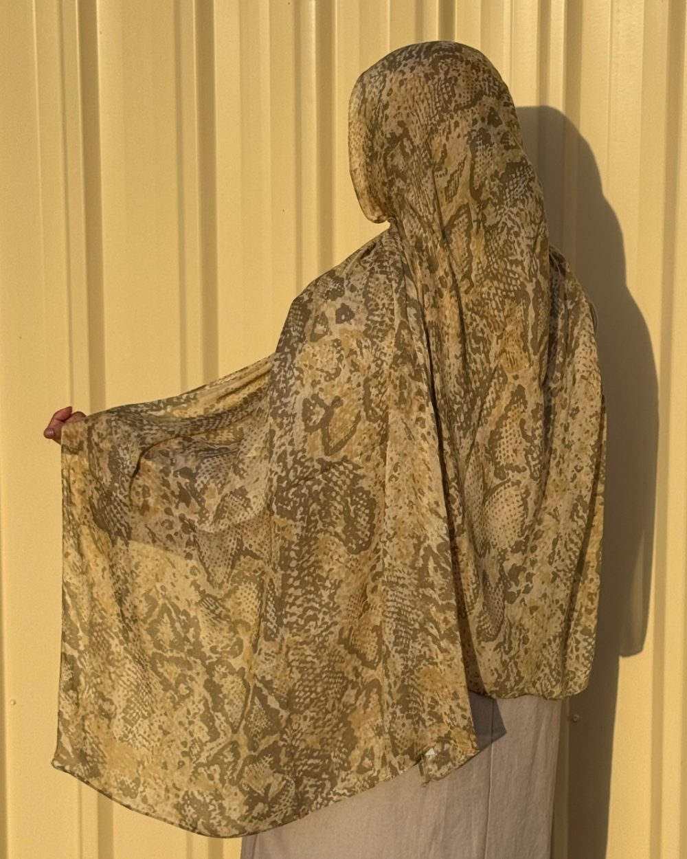 Printed Modal Hijab – Serpent Print
