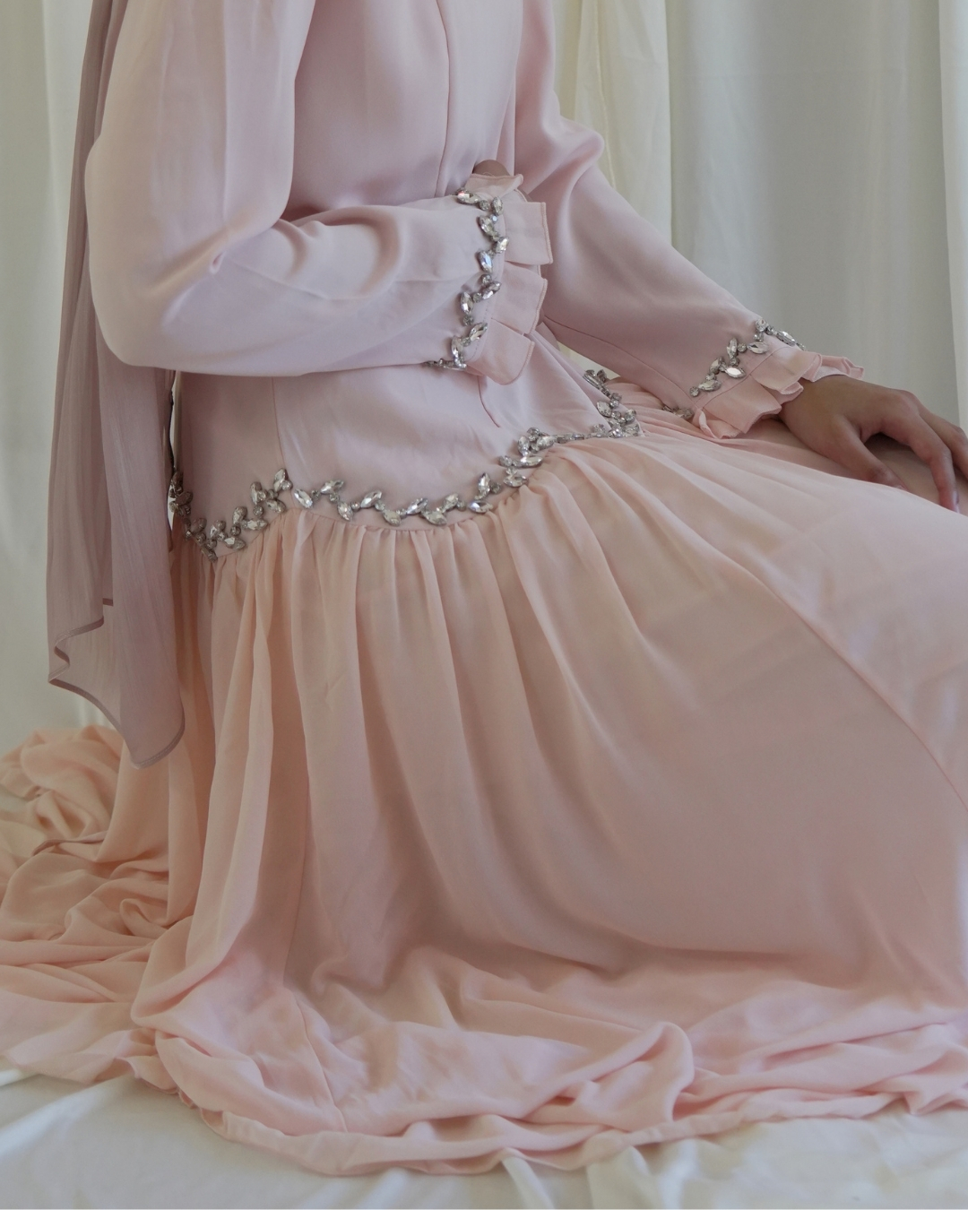 Noor Flared Dress- Pink (5) Noor Flared Dress- Pink (5)